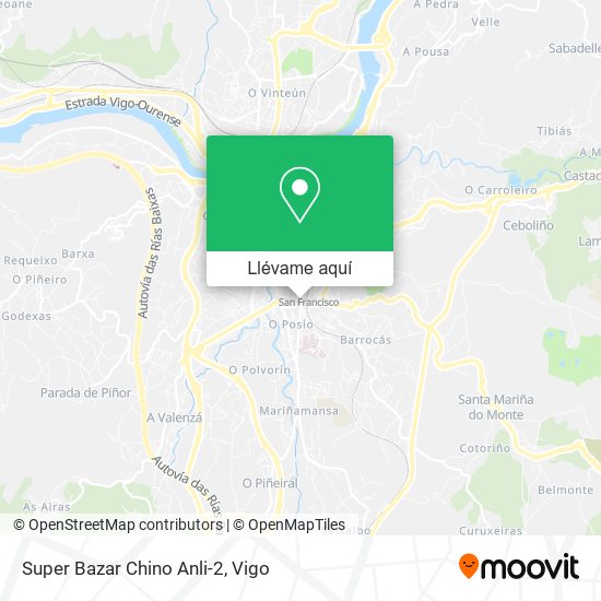 Mapa Super Bazar Chino Anli-2