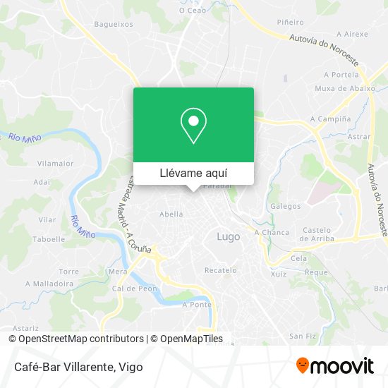 Mapa Café-Bar Villarente