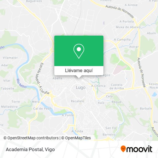 Mapa Academia Postal