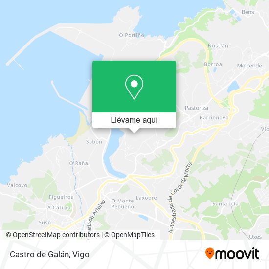 Mapa Castro de Galán