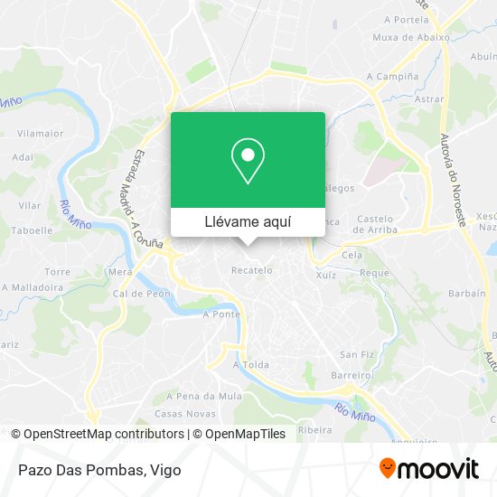 Mapa Pazo Das Pombas