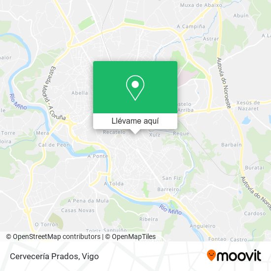 Mapa Cervecería Prados