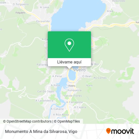 Mapa Monumento A Mina da Silvarosa