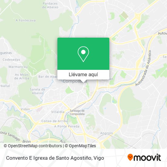 Mapa Convento E Igrexa de Santo Agostiño