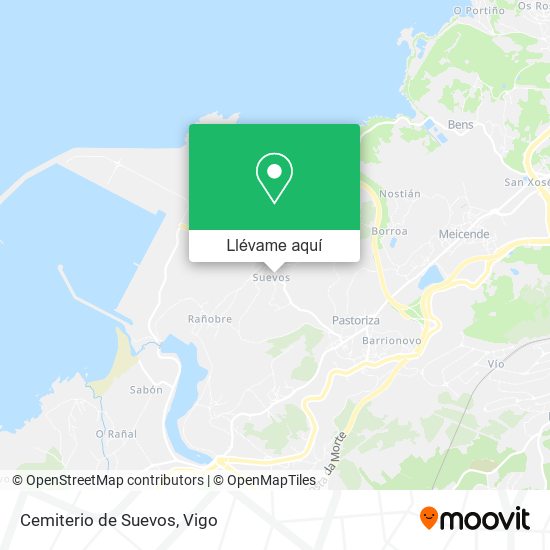 Mapa Cemiterio de Suevos