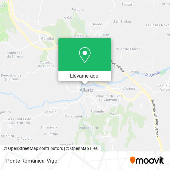 Mapa Ponte Románica