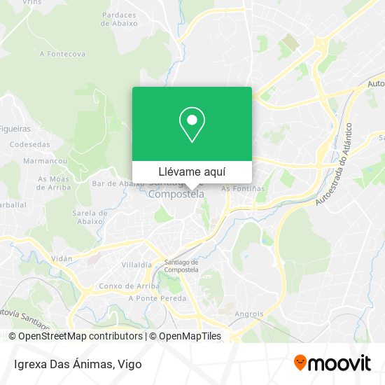 Mapa Igrexa Das Ánimas
