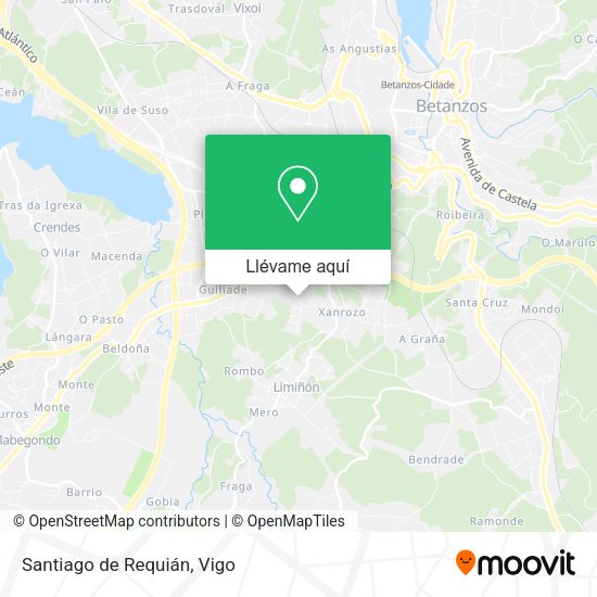 Mapa Santiago de Requián