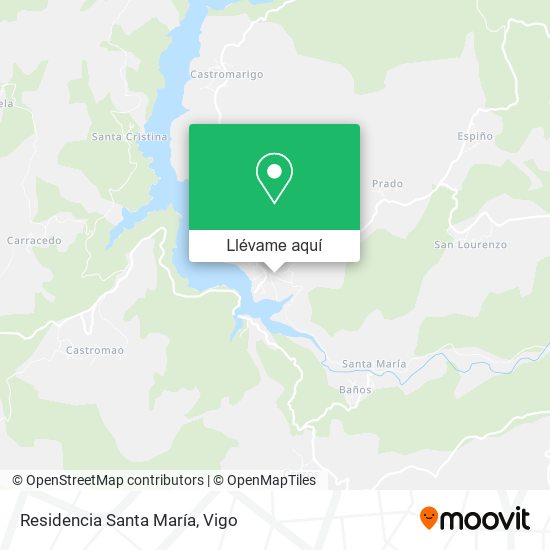 Mapa Residencia Santa María