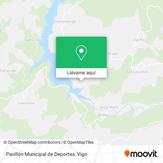 Mapa Pavillón Municipal de Deportes