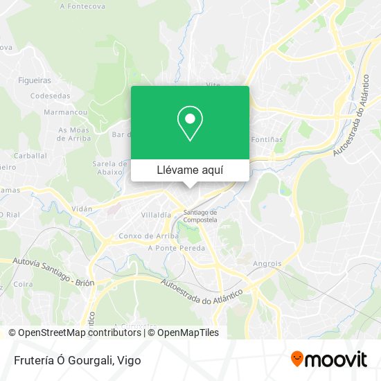 Mapa Frutería Ó Gourgali