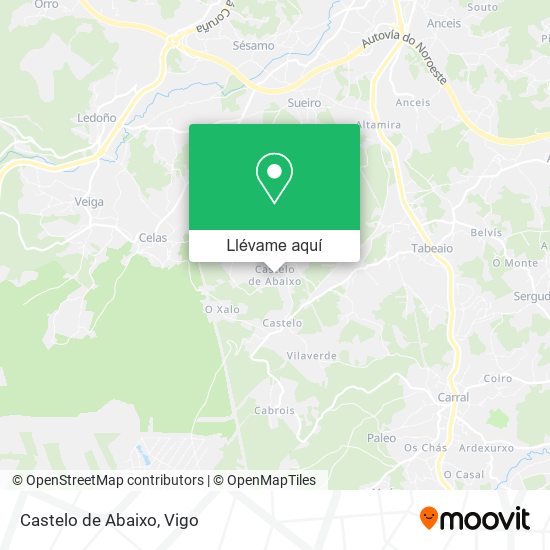 Mapa Castelo de Abaixo