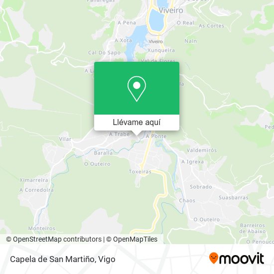 Mapa Capela de San Martiño