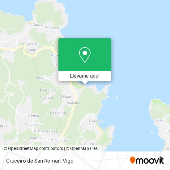 Mapa Cruceiro de San Roman