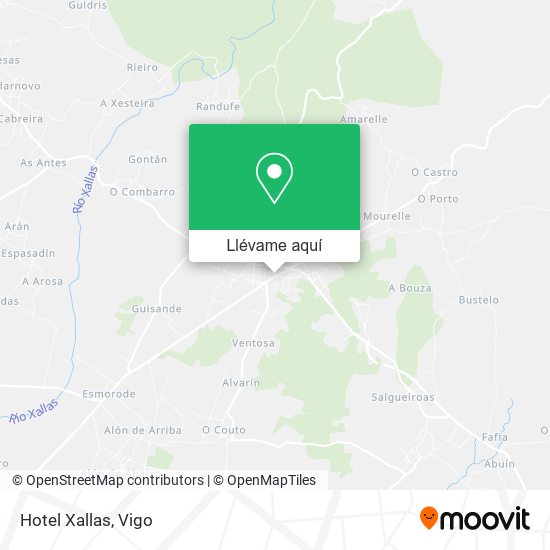 Mapa Hotel Xallas