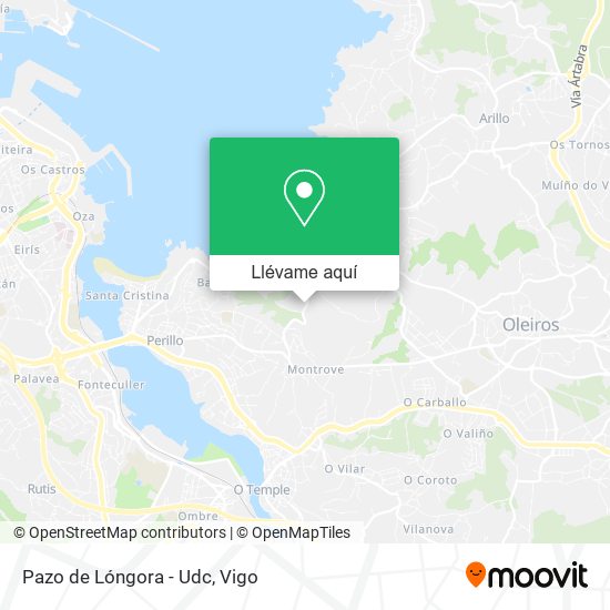 Mapa Pazo de Lóngora - Udc