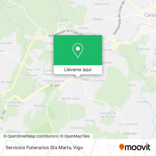 Mapa Servicios Funerarios Sta Marta