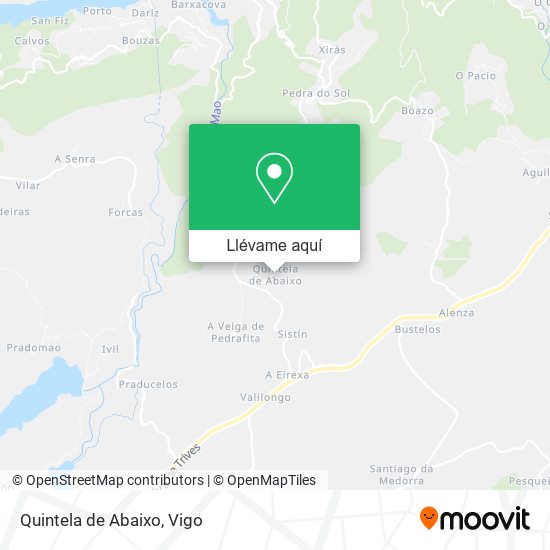 Mapa Quintela de Abaixo