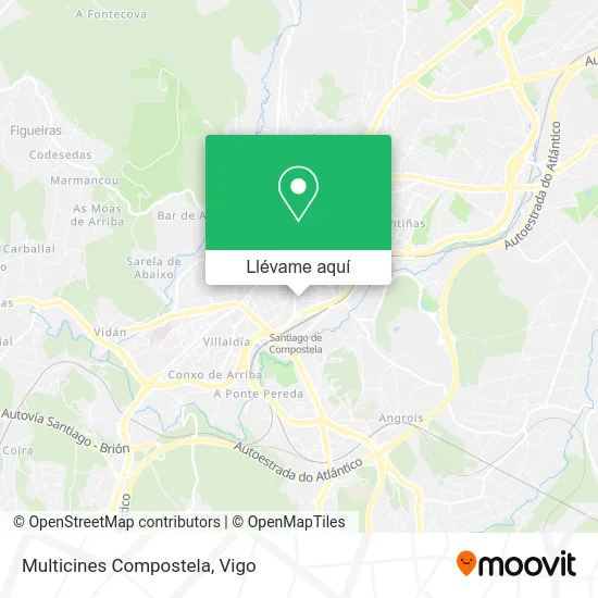 Mapa Multicines Compostela