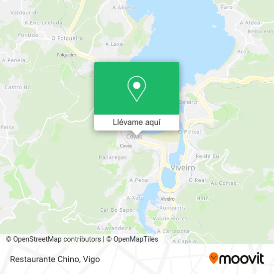 Mapa Restaurante Chino