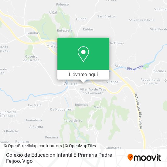 Mapa Colexio de Educación Infantil E Primaria Padre Feijoo