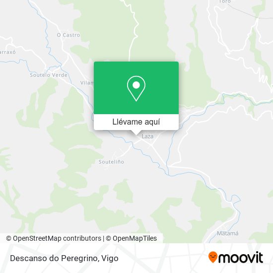 Mapa Descanso do Peregrino
