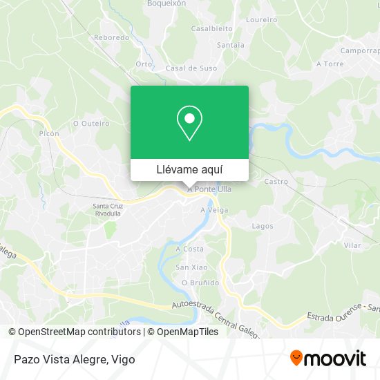 Mapa Pazo Vista Alegre