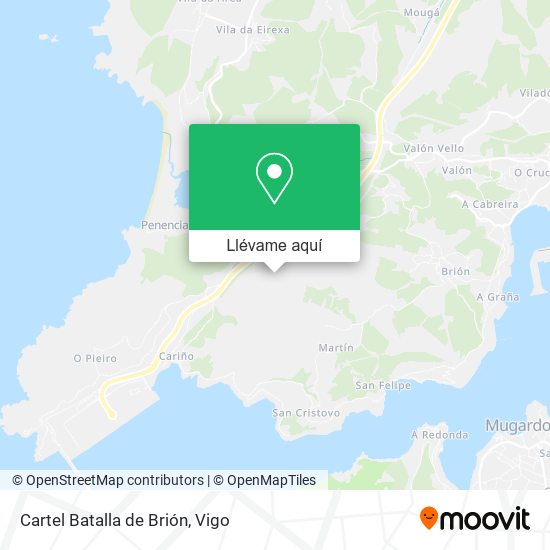 Mapa Cartel Batalla de Brión