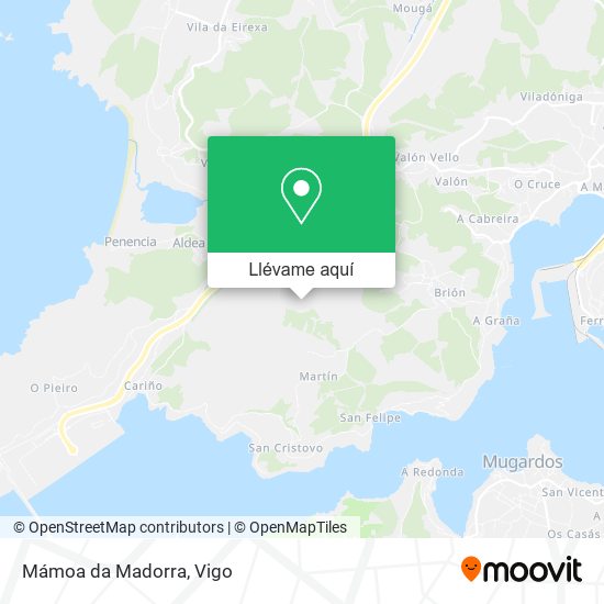 Mapa Mámoa da Madorra