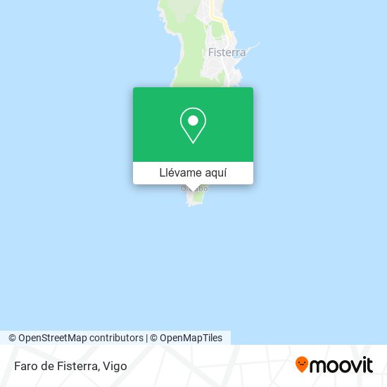 Mapa Faro de Fisterra