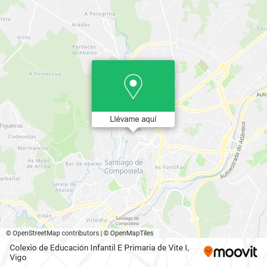Mapa Colexio de Educación Infantil E Primaria de Vite I