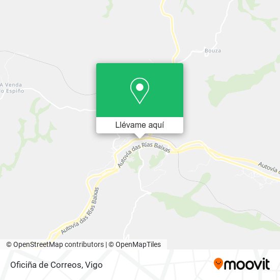 Mapa Oficiña de Correos