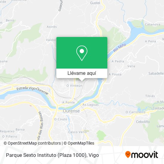 Mapa Parque Sexto Instituto (Plaza 1000)