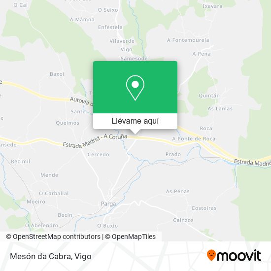 Mapa Mesón da Cabra