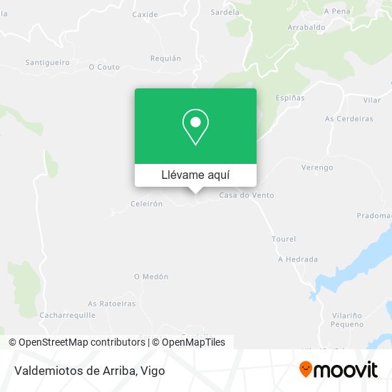 Mapa Valdemiotos de Arriba