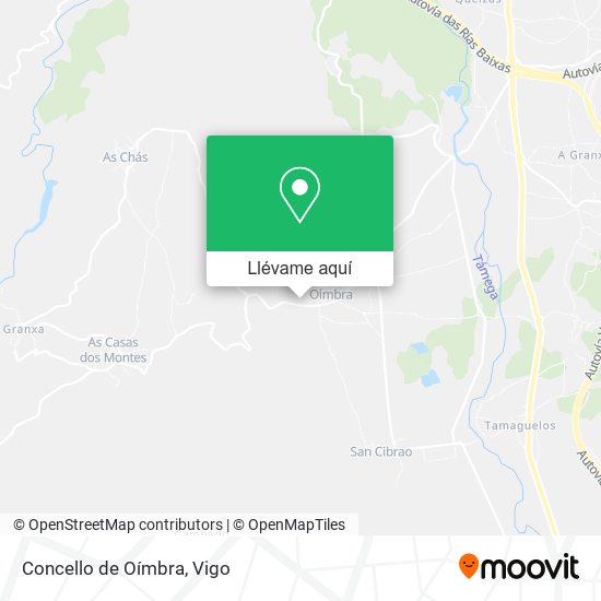 Mapa Concello de Oímbra