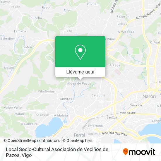 Mapa Local Socio-Cultural Asociación de Veciños de Pazos