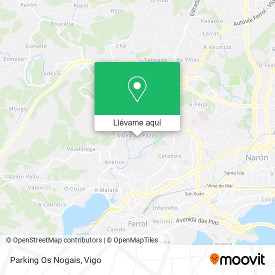 Mapa Parking Os Nogais