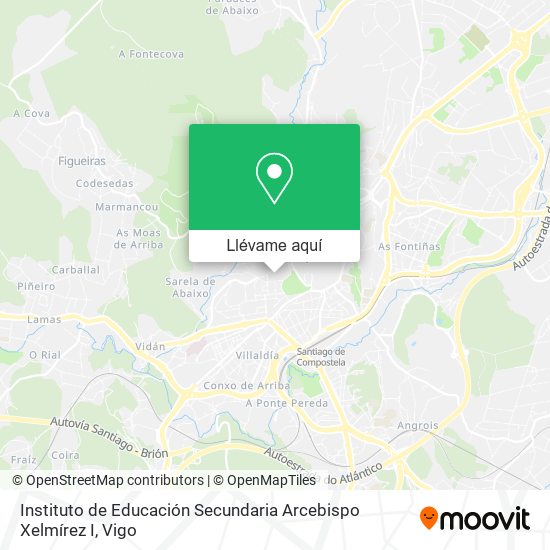 Mapa Instituto de Educación Secundaria Arcebispo Xelmírez I