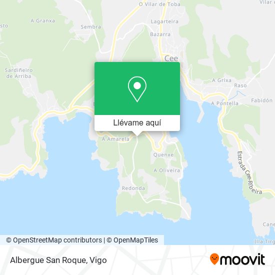 Mapa Albergue San Roque