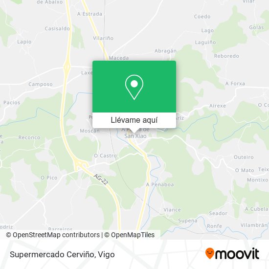 Mapa Supermercado Cerviño