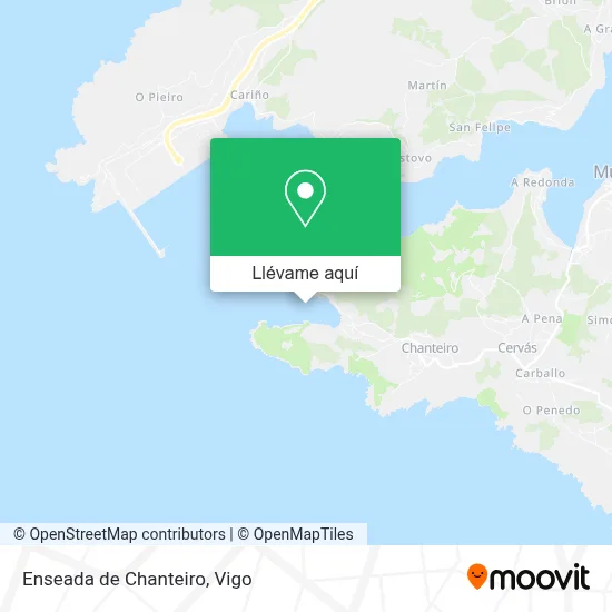 Mapa Enseada de Chanteiro
