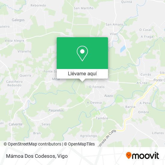 Mapa Mámoa Dos Codesos