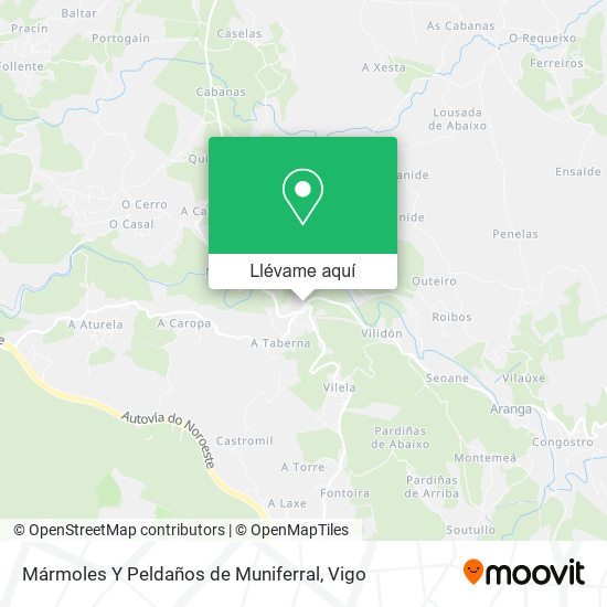 Mapa Mármoles Y Peldaños de Muniferral