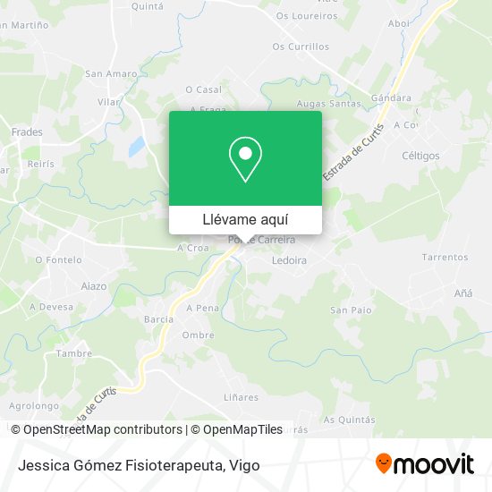 Mapa Jessica Gómez Fisioterapeuta