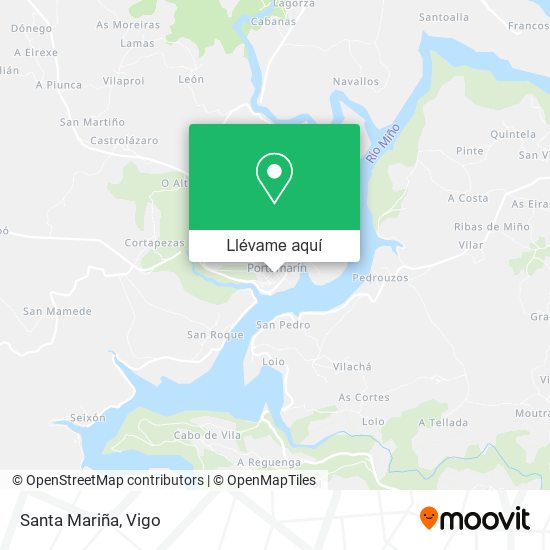 Mapa Santa Mariña