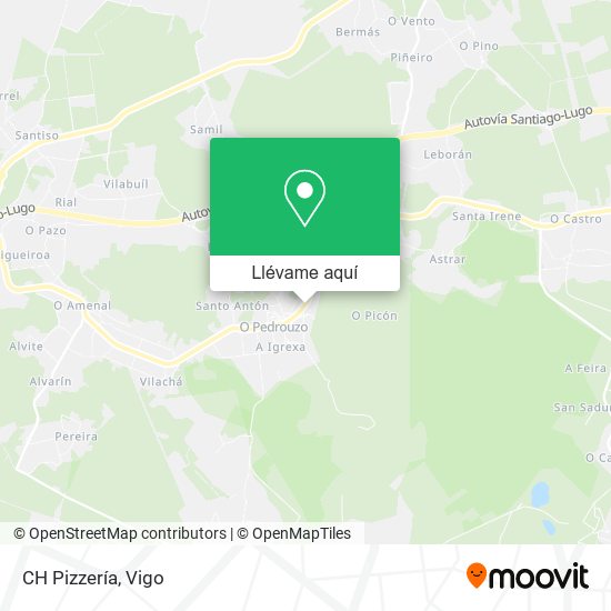 Mapa CH Pizzería