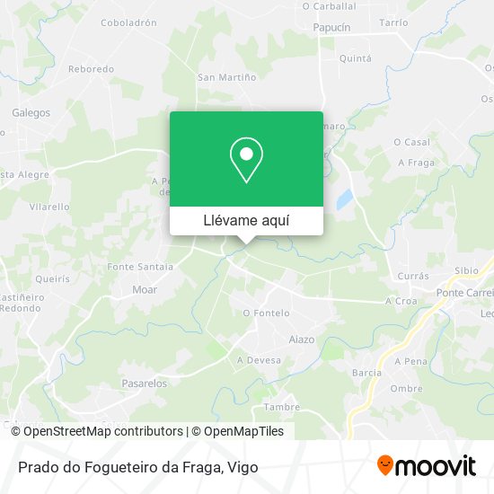 Mapa Prado do Fogueteiro da Fraga