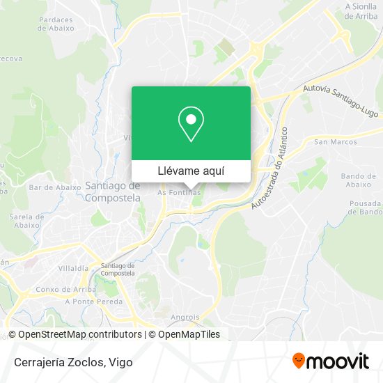 Mapa Cerrajería Zoclos
