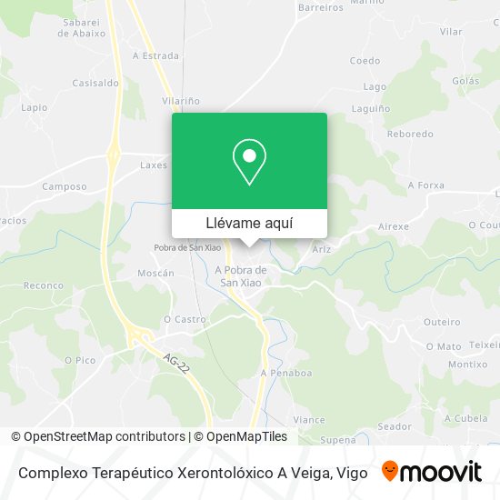 Mapa Complexo Terapéutico Xerontolóxico A Veiga